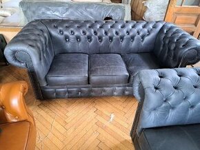 Top cena Nová, luxusní sedací souprava Chesterfield