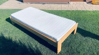 Smrková postel 90x200