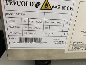 Chladicí pultová vitrína Tefcold LCT750F