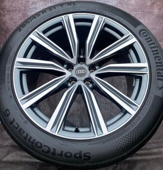 Zánovní Alu kola 5x112 Audi A8,SQ8 285/45/21 DOT24