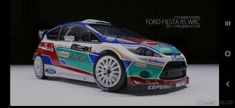 Ford Fiesta wrc 1:18 asfalt,rarita rally, Minichamps