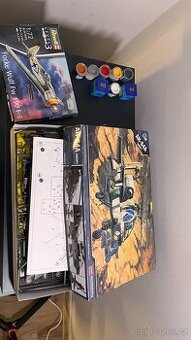 Modelářský set – AH-64A Apache + Focke Wulf Fw 190 F-8 + bar