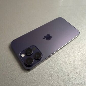 iPhone 14 Pro Max 256GB fialový, bez škrábance, rok záruka