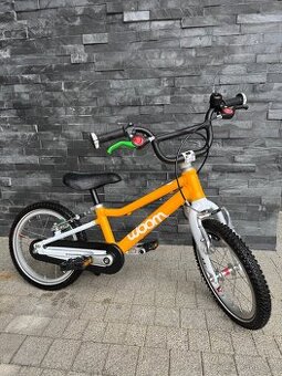 Žluté dětské kolo Woom 2