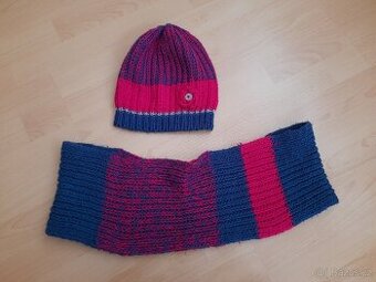 Dívčí komplet čepice a šála Tchibo