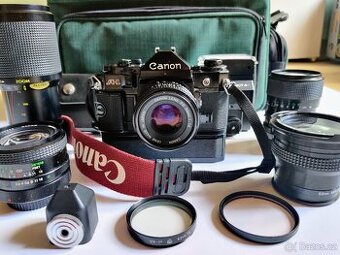 CANON A1 včetně velkého množství příslušenství