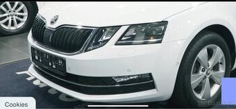 Škoda octavia 3 fl předek bílá moon