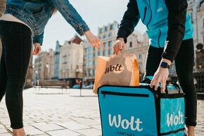 PŘIJMEME KURÝRY pro rozvoz WOLT - PRAHA