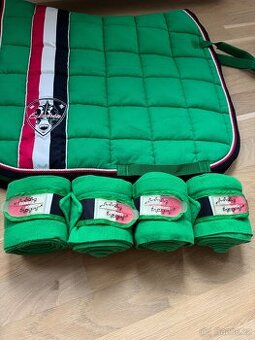 Drezurni zelená dečka a bandáže sada Eskadron