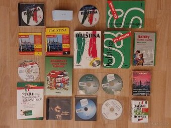 ITALŠTINA - učebnice, CD, kartičky