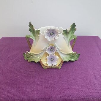 secesní porcelán- dekorační váza
