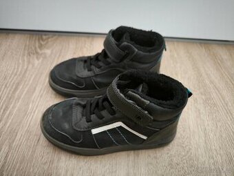 Zateplené dětské kotníkové boty