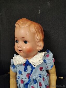 Starožitná panenka s kokrhelem KWS