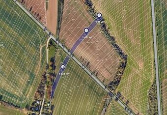 Prodej podílu 1/2 pole 3 142 m², Rozdrojovice