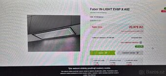 Odsavač par Faber vestavný digestoř