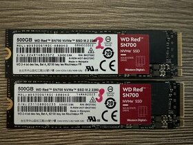 Western Digital Red SN700 500 GB - v záruce, 2ks