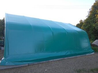 Plachtová hala 6,1m x 17m x 4,88m-900g-dvojitá konstrukce