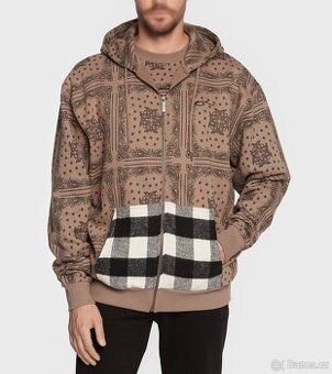 Karl Kani Mikina Chest Signature Patchwork Paisley L nová