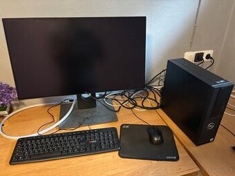 Set-počítač, monitor, myš, klávesnice