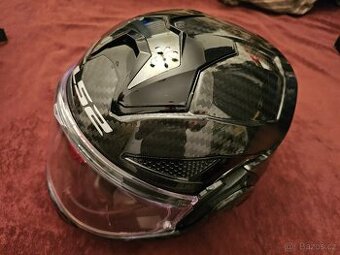 Helma LS2 ADVANT X CARBON+HEADSET LINKIN RIDE PAL III BY SEN