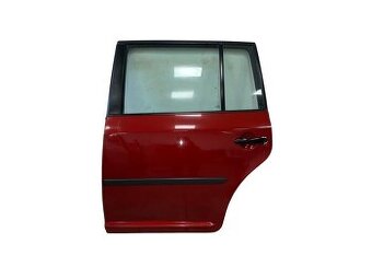 Levé zadní dveře vínová LA3W VW Touran 1T2 facelift 2007