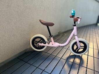 Dětské 10" odrážedlo Runride 500 růžovo-béžové