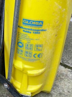 Gloria Pístový zádový postřikovač Hobby 1200