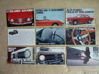 PROSPEKTY ALFA ROMEO - 1966 - 1972
