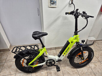 Skládací Elektrokolo TTGO F5 250W silná baterie 25Ah