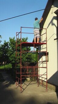Lešení P4A š. 157 cm x h. 157 cm. Prac. výška 5 m