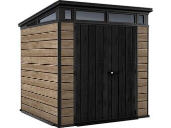 Nový zahradni domek KETER Ashwood Pent 7x7, hnědý