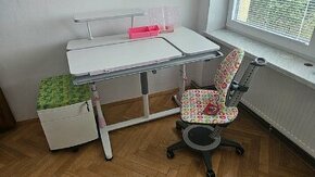 Rostoucí stůl Roland II, a box , židle zn. MOLL
