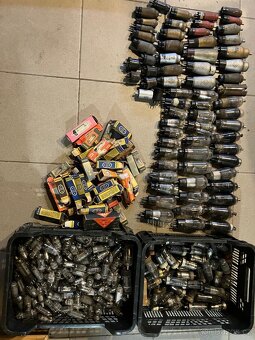 Radia, zesilovače,  elektronky