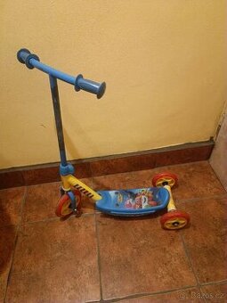 Dětská koloběžka tříkolka výška cca 66 cm