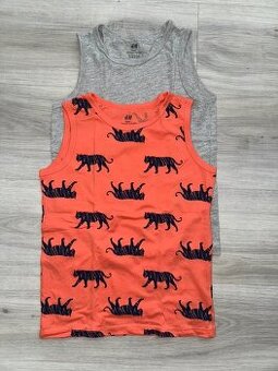 2 x chlapecké tílko H&M, vel. 6-8 let
