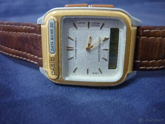 vintage hodinky Casio data bank