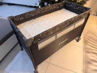 Cestovní postýlka Kidnort Näste + kokosová matrace Cosing