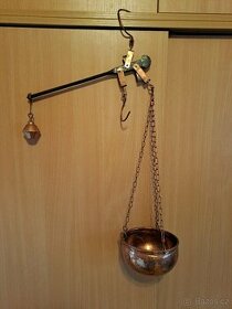 Závěsné jednomiskové trhové váhy