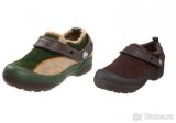 Kožené hnědé zateplené CROCS DAWSON ESPRESSO a hnědozelené