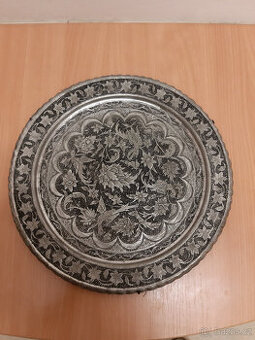 Prodám perský měděný tác Ghalamzani (Isfahán)