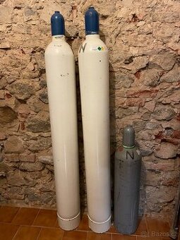 Tlakové lahve medicinální kyslík a co2