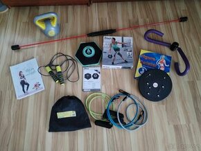 Set cvičebních a posilovacích pomůcek