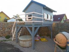 Zahradní domek pro děti rhombus modřín - 1