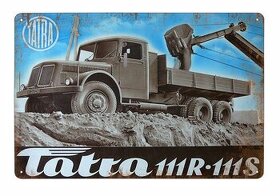 plechová cedule - Tatra 111 R, 111 S (dobová reklama)