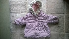 Starorůžová zimní bunda/kabátek Next vel. 80-86