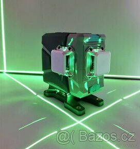 Samonivelační 3D-MULTI laser-3 x 360°-ZELENÝ-levně