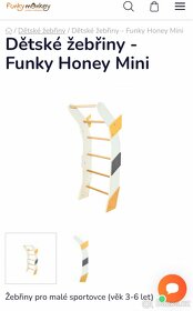 Dětské žebřiny - Funky Honey Mini
