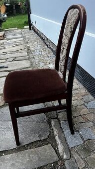 Masivní jídelní židle prošívané po prababičce 6ks