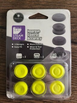 SkullnCo Thumb Grip Set for Steam Deck/OLED/ROG Ally/X (6pcs