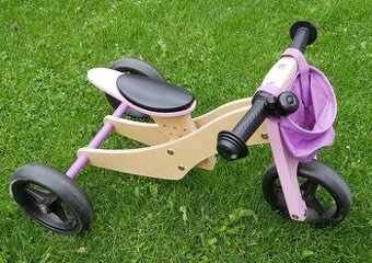 Small Foot Dřevěné odrážedlo Trike 2 v 1